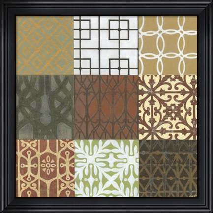 Framed Trellis 9-patch Print