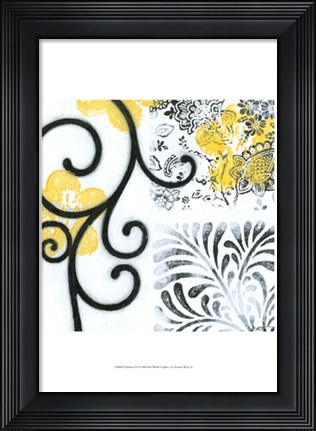 Framed Opulence III Print