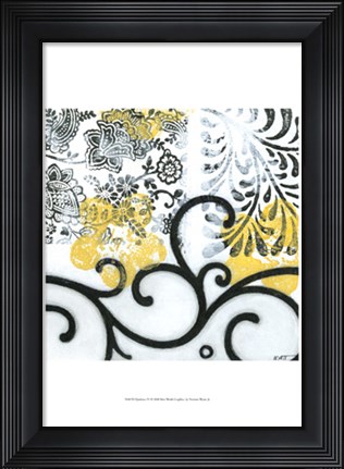 Framed Opulence IV Print