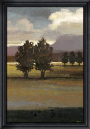 Framed Mountain Range I Print