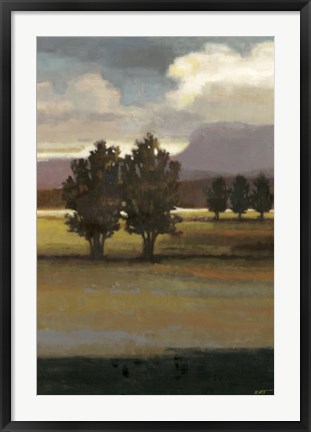 Framed Mountain Range I Print
