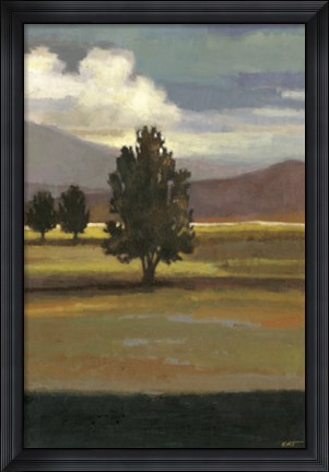 Framed Mountain Range II Print