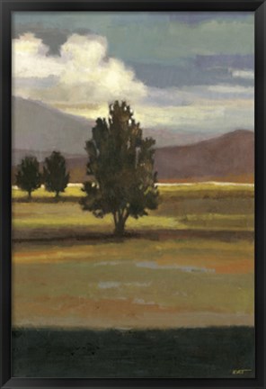 Framed Mountain Range II Print