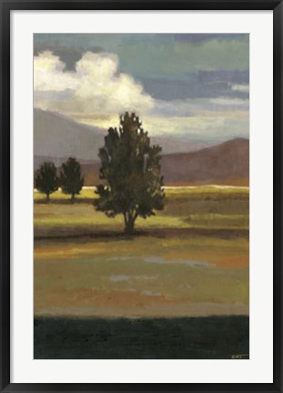 Framed Mountain Range II Print