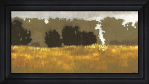 Framed Amber Waves I Print