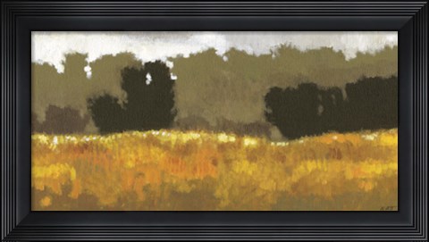 Framed Amber Waves II Print