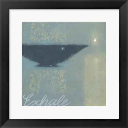 Framed Exhale Print