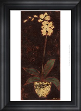 Framed Gilded Orchid II Print