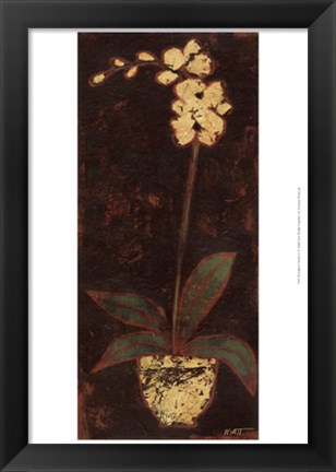 Framed Gilded Orchid II Print