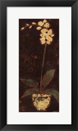 Framed Gilded Orchid II Print