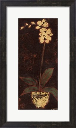 Framed Gilded Orchid II Print
