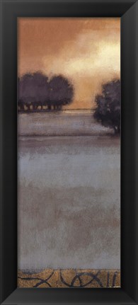 Framed Tranquil Landscape IV Print