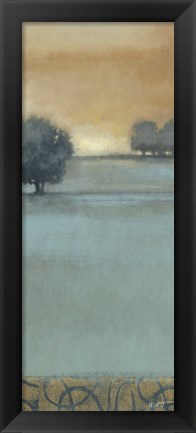 Framed Tranquil Landscape III Print