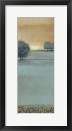 Framed Tranquil Landscape III Print