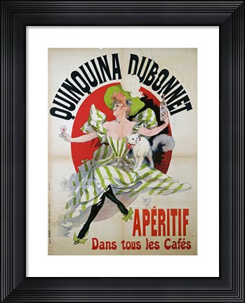 Framed Quinquina Dubonnet Print