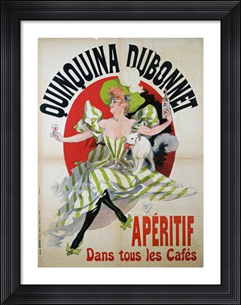 Framed Quinquina Dubonnet Print