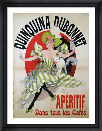 Framed Quinquina Dubonnet Print
