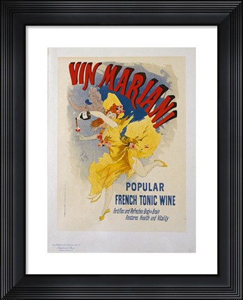 Framed Vin Mariani Print