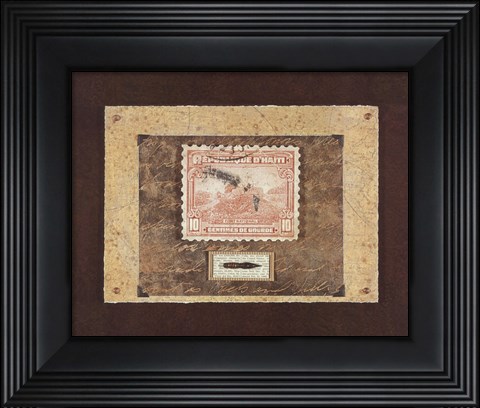 Framed Republique d'Haiti Print