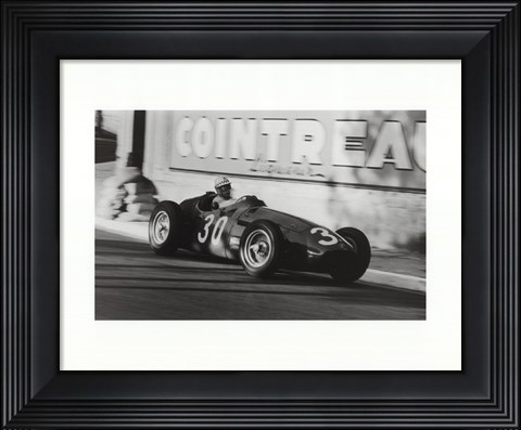 Framed Grand Prix of Monaco, 1956 Print