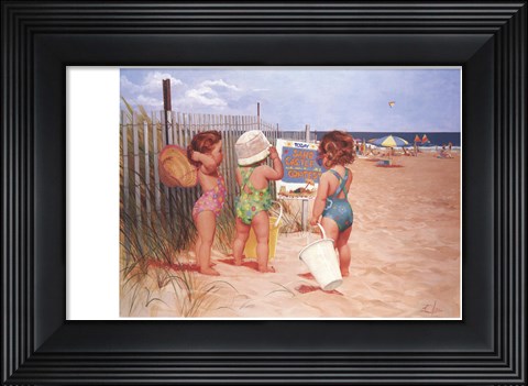 Framed Seaside Adventures Print