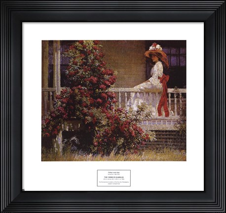 Framed Philip leslie Hale - The Crimson Rambler Print