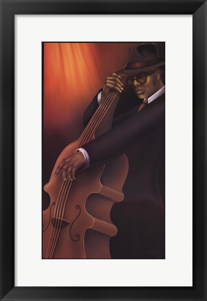 Framed Jazz City 4 Print