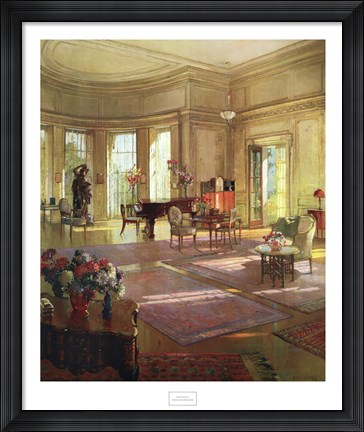 Framed Maude Allan's Music Room Print