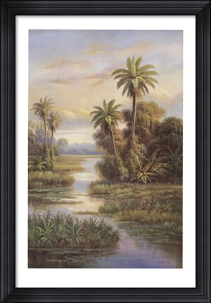 Framed Island Serenity II Print