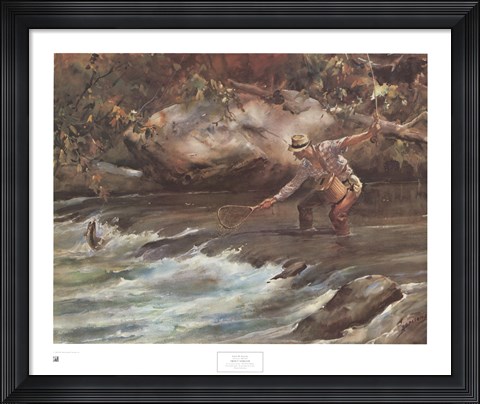Framed Trout Stream Print