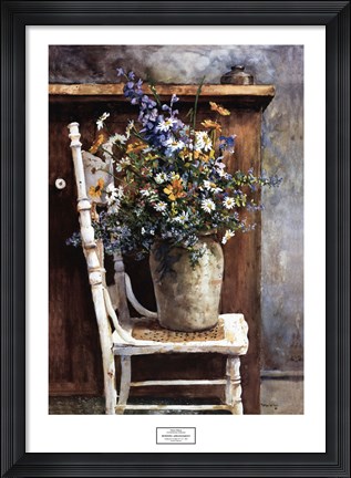 Framed Morning Arrangement, 1987 Print