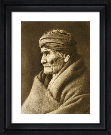 Framed Geronimo, Apache Print