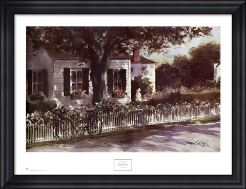 Framed Edgartown Lane Print