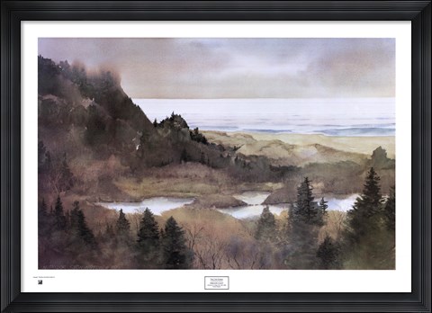 Framed Oregon Coast, 1985 Print