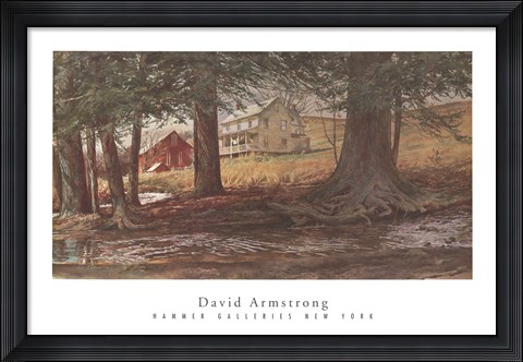 Framed Ruffled Waters Print