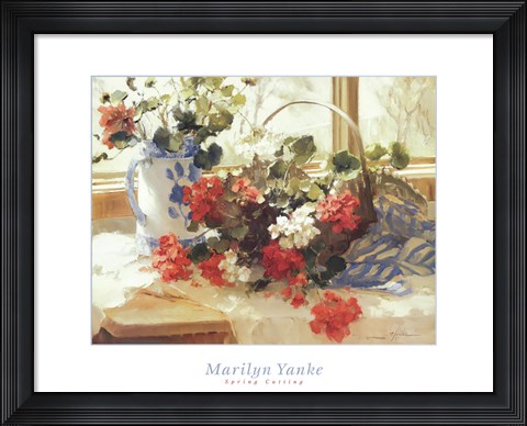 Framed Spring Cutting Print