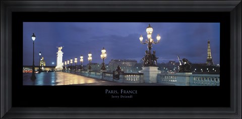 Framed Paris, France Print