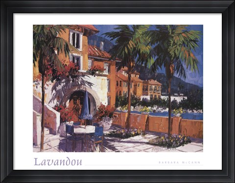 Framed Lavandou Print