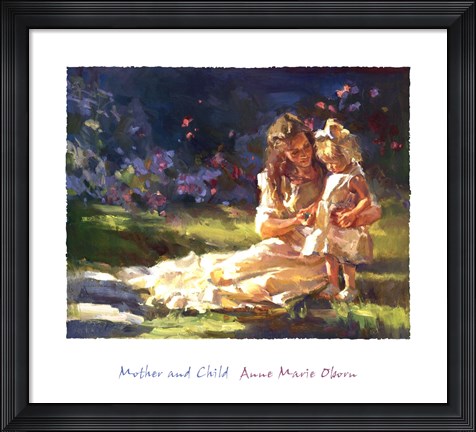 Framed Mother and Child Print