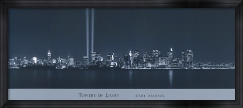 Framed Tower of Light I Print