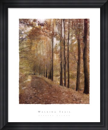 Framed Walking Trail Print