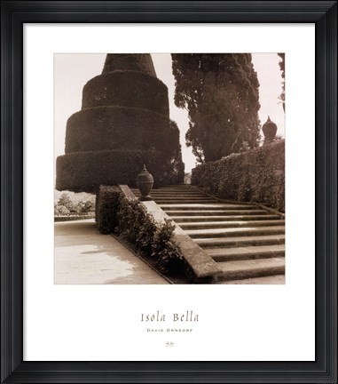 Framed Isola Bella Print