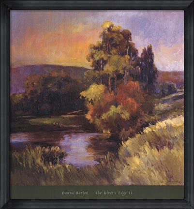 Framed River's Edge II Print
