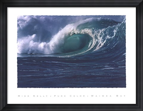 Framed Waimea Bay Print