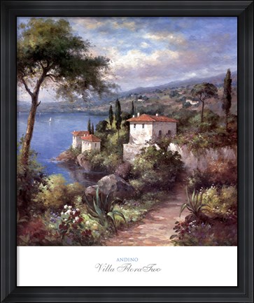 Framed Villa Flora Two Print