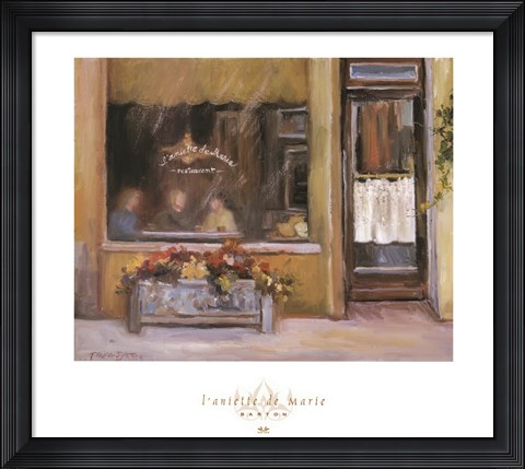 Framed L'aniette de Marie Print