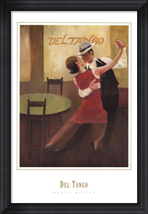 Framed Del Tango Print