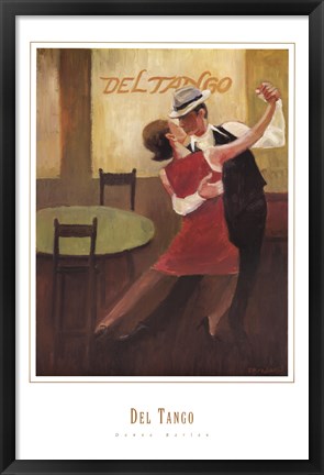 Framed Del Tango Print