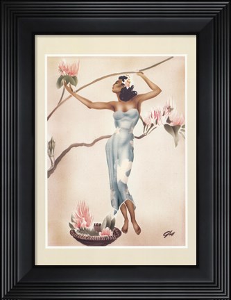 Framed Magnolia Print