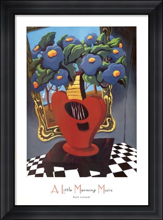 Framed Little Morning Music Print